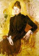 Mary Cassatt Woman in Black painting